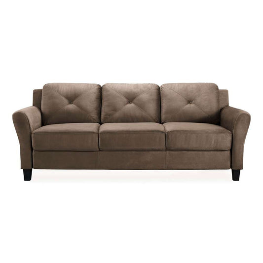 Lifestyle Solutions - Highland Sofa with Rolled Arms, Brown  - CCHRFKS3M26BRRA veiw 2