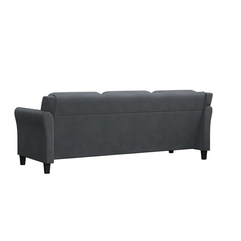Lifestyle Solutions - Highland Sofa with Rolled Arms, Dark Grey  - CCHRFKS3M26DGRA veiw 3