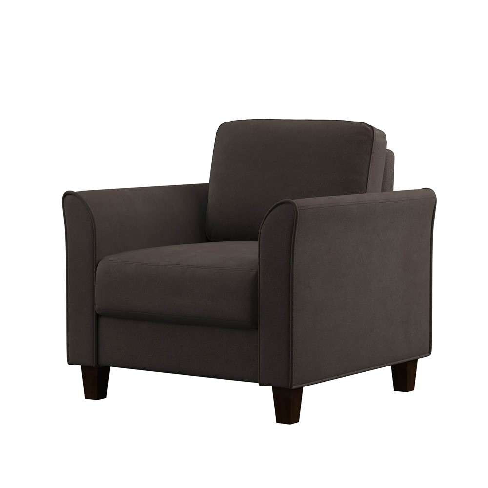 Lifestyle Solutions - Westley Chair with Curved Arms, Coffee  - CCWENKS1M26CFVA veiw 1