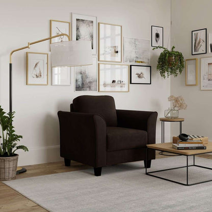 Lifestyle Solutions - Westley Chair with Curved Arms, Coffee  - CCWENKS1M26CFVA veiw 4