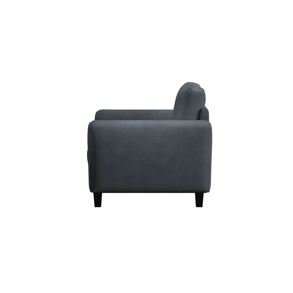 Lifestyle Solutions - Westley Chair with Rolled Arms, Dark Grey  - CCWENKS1M26DGRA veiw 2