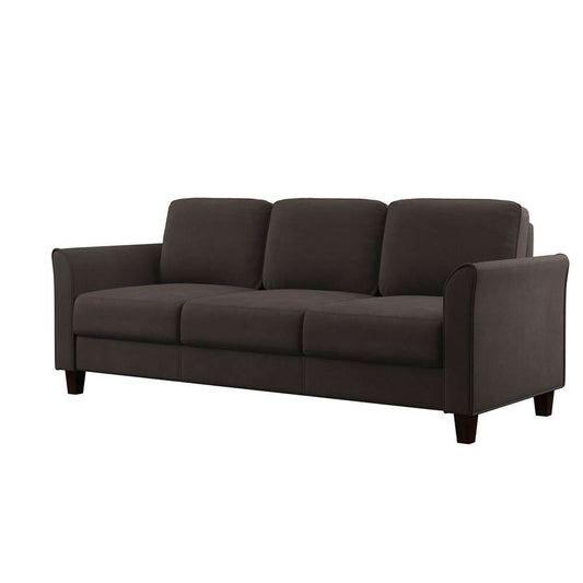 Lifestyle Solutions - Westley Sofa with Curved Arms, Coffee  - CCWENKS3M26CFVA veiw 1