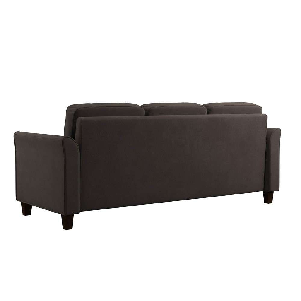 Lifestyle Solutions - Westley Sofa with Curved Arms, Coffee  - CCWENKS3M26CFVA veiw 3
