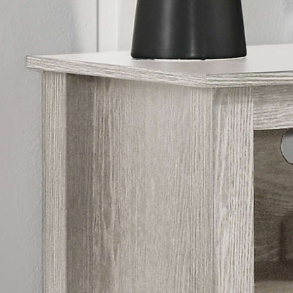Lilola Home Benito Dusty Gray 70in Wide TV Stand with Open Shelves and Cable Management - 97006 veiw 3