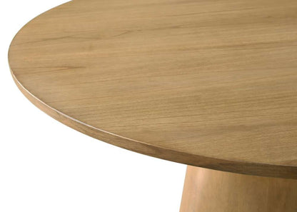 Lilola Home - Jasper Driftwood Finish 59in Wide Contemporary Round Dining Table - 30018 veiw 3