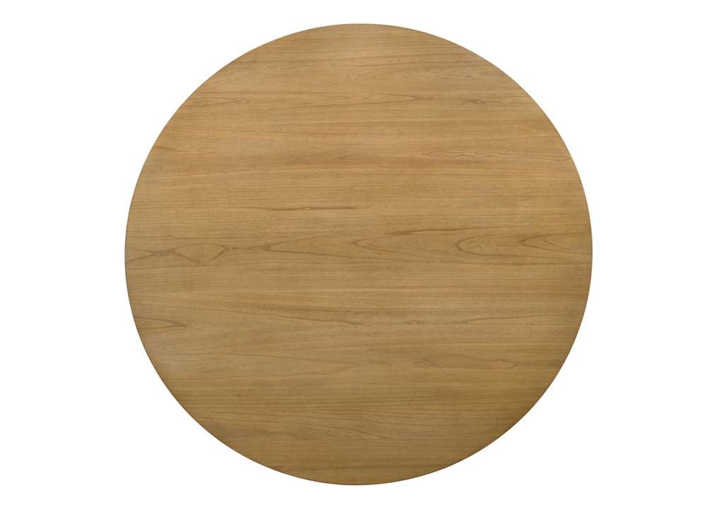 Lilola Home - Jasper Driftwood Finish 5 Piece 59in Wide Contemporary Round Dining Table Set with Beige Fabric Chairs - 30018-1 veiw 5