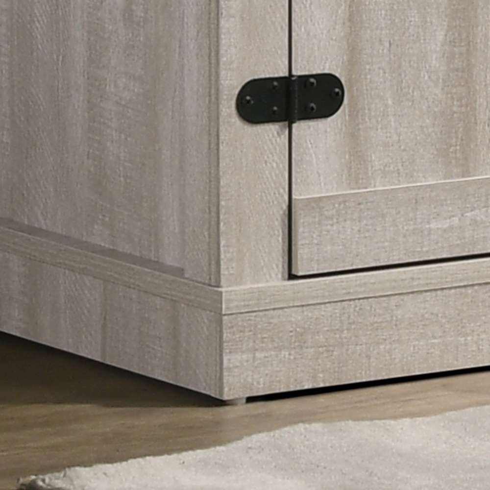 Lilola Home Salma Dusty Gray 58in Wide TV Stand with 2 Open Shelves and 2 Cabinets - 97008 veiw 5