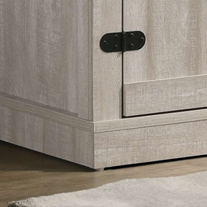 Lilola Home Salma Dusty Gray 58in Wide TV Stand with 2 Open Shelves and 2 Cabinets - 97008 veiw 5
