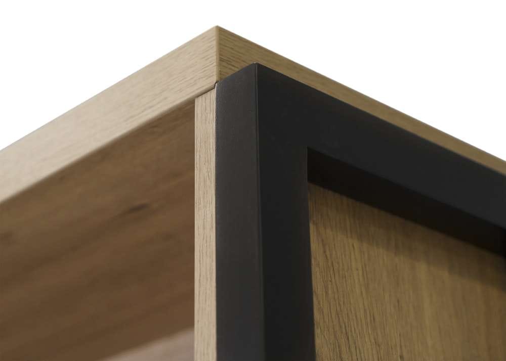 Martin Furniture- Mason- Modern Open Wood Laminate Bookcase, Bookcase Shelves, Office Storage Unit, Fully Assembled, Light Brown -MNM3678 veiw 3