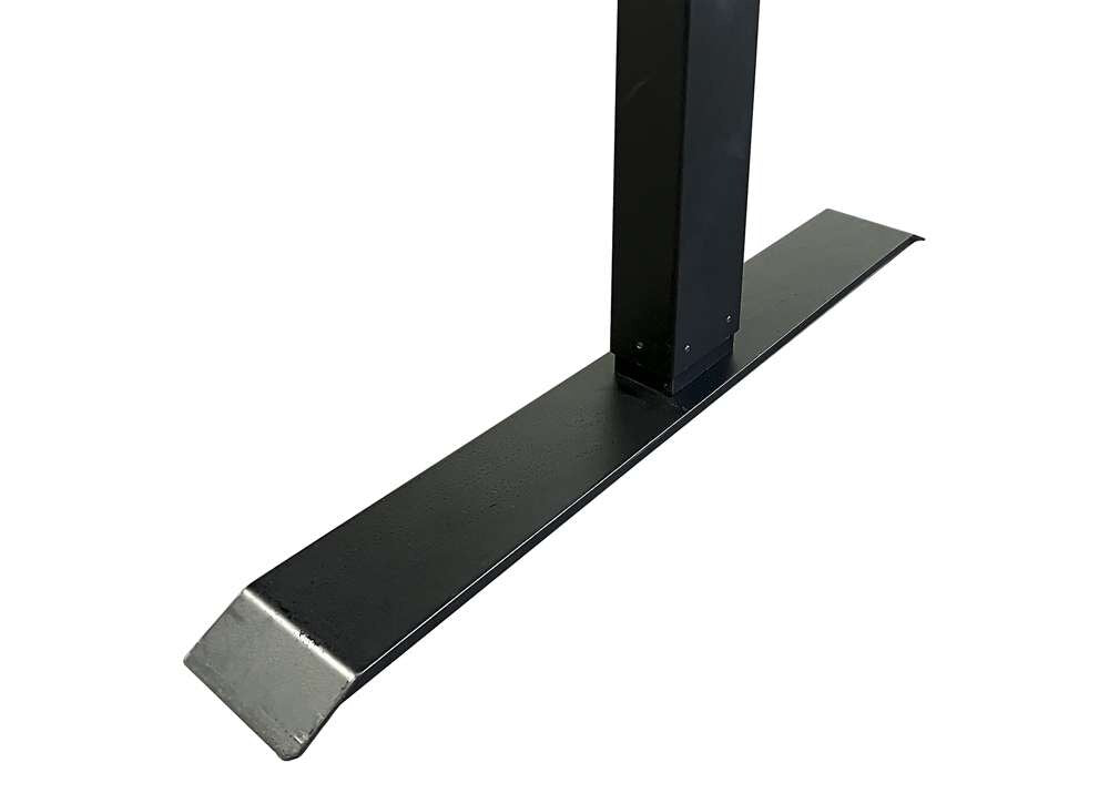 Martin Furniture- Mason- Modern Wood Laminate Office Electronic Sit/Stand Desk, Writing Table, Adjustable Desk With Drawers, Concrete Gray -MNC384T-KIT veiw 6