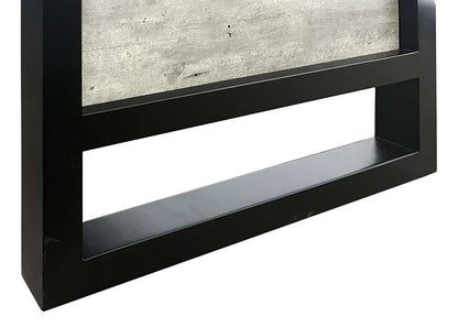 Martin Furniture- Mason- Modern Wood Laminate Open L-Desk & Return, Writing Table, L-shaped Office Desk With Drawers, Concrete Gray -MNC386R-KIT veiw 4