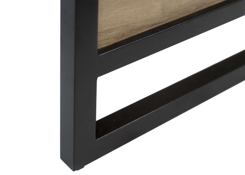 Martin Furniture- Mason- Modern Wood Laminate Open L-Desk & Return, Writing Table, L-shaped Office Desk With Drawers, Light Brown -MNM386R-KIT veiw 5