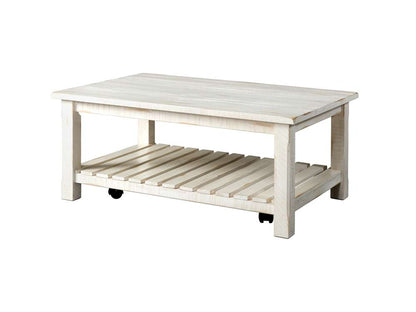 Martin Svensson Home -  Barn Door Coffee Table, Antique White - 890223 veiw 1