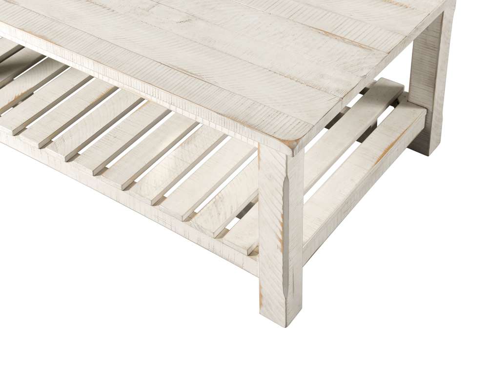 Martin Svensson Home -  Barn Door Coffee Table, Antique White - 890223 veiw 2