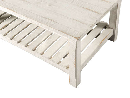 Martin Svensson Home -  Barn Door Coffee Table, Antique White - 890223 veiw 2