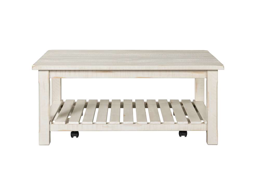 Martin Svensson Home -  Barn Door Coffee Table, Antique White - 890223 veiw 3