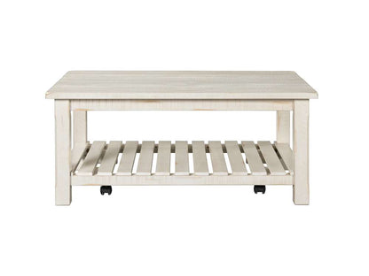 Martin Svensson Home -  Barn Door Coffee Table, Antique White - 890223 veiw 3