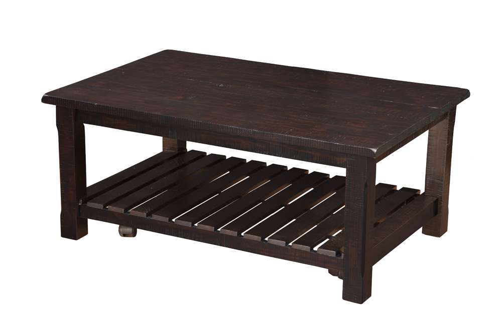 Martin Svensson Home -  Barn Door Coffee Table, Espresso - 890228 veiw 2