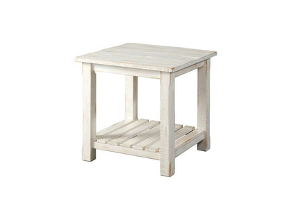 Martin Svensson Home -  Barn Door End Table, Antique White - 890233 veiw 1