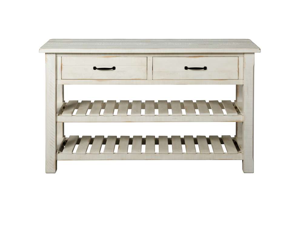 Martin Svensson Home -  Barn Door Sofa Table, Antique White - 890243 veiw 3