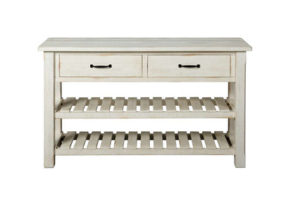 Martin Svensson Home -  Barn Door Sofa Table, Antique White - 890243 veiw 3
