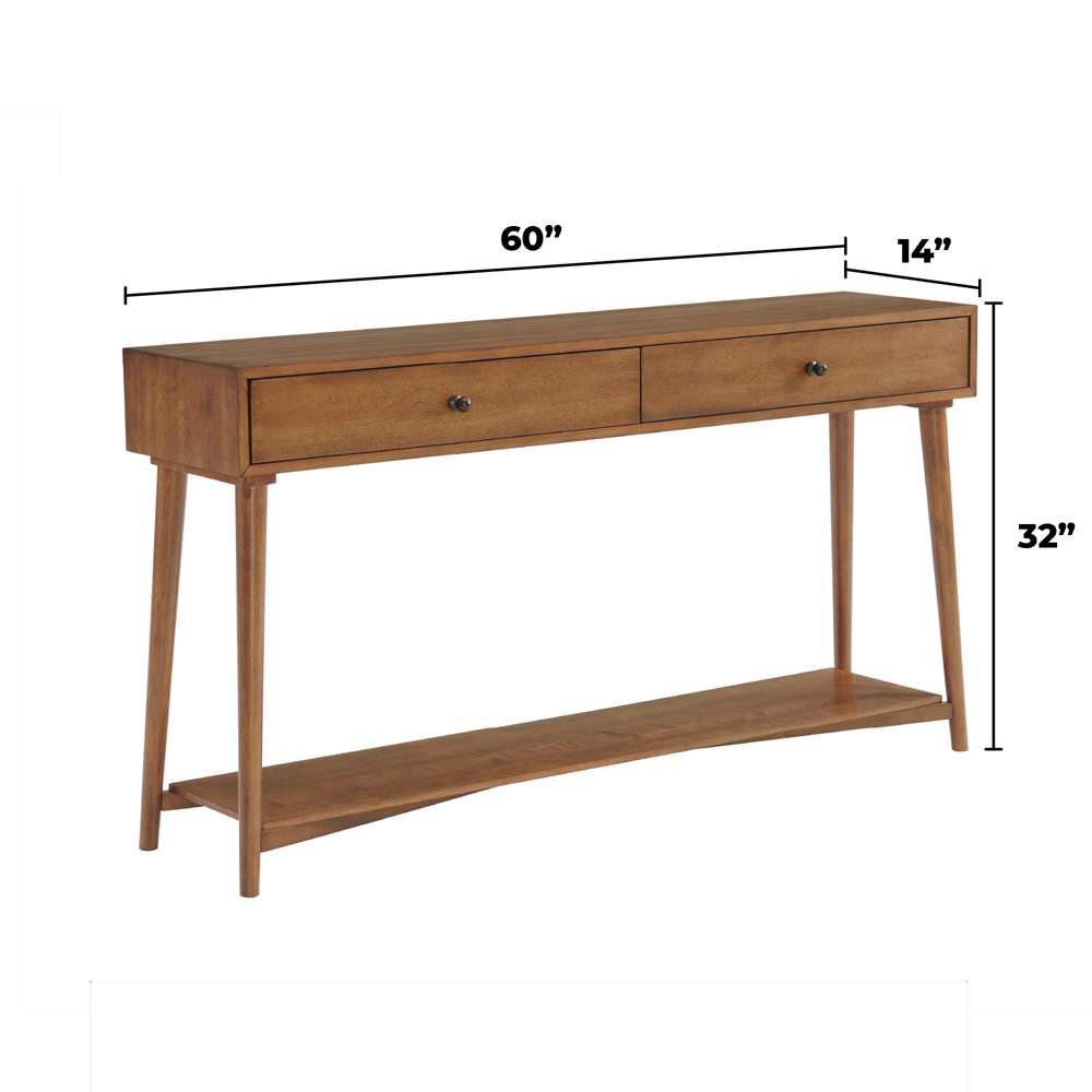 Martin Svensson Home -  Bolton 50in Solid Wood Coffee Table, Black Stain - 840122 veiw 7