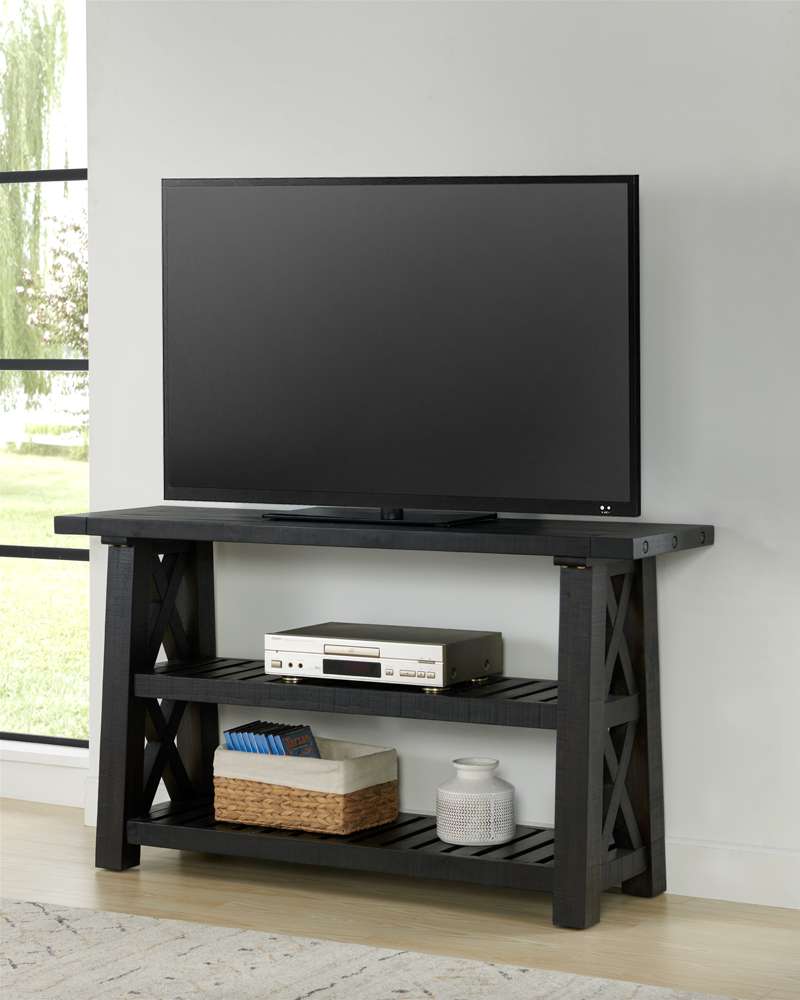 Martin Svensson Home -  Bolton 55in Solid Wood Sofa Table, Black Stain  - 840142 veiw 1