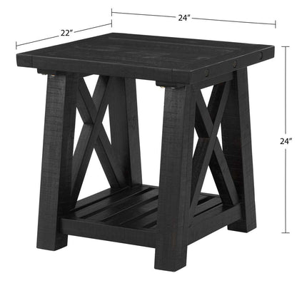 Martin Svensson Home -  Bolton 55in Solid Wood Sofa Table, Black Stain  - 840142 veiw 7
