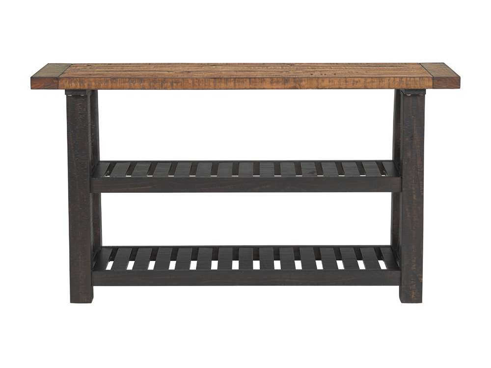 Martin Svensson Home -  Bolton 55in Solid Wood Sofa Table, Black Stain and Natural  - 840145 veiw 4