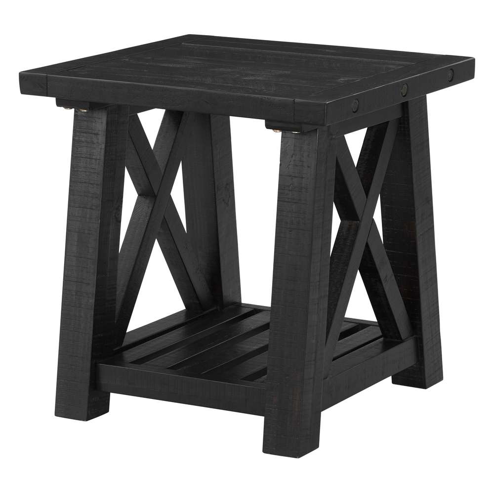 Martin Svensson Home -  Bolton Solid Wood End Table, Black Stain - 840132 veiw 3