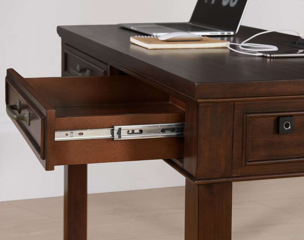 Martin Svensson Home -  Del Mar 48in Desk with Fingerprint Lock, Coffee Walnut - 7102801 veiw 4
