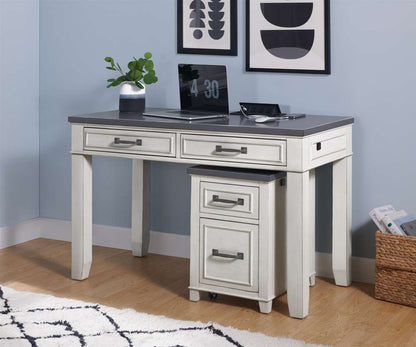 Martin Svensson Home -  Del Mar 48in Desk with Fingerprint Lock, White and Grey - 7102901 veiw 8