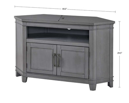 Martin Svensson Home -  Del Mar 50in Corner TV Stand, Grey - 910138 veiw 2