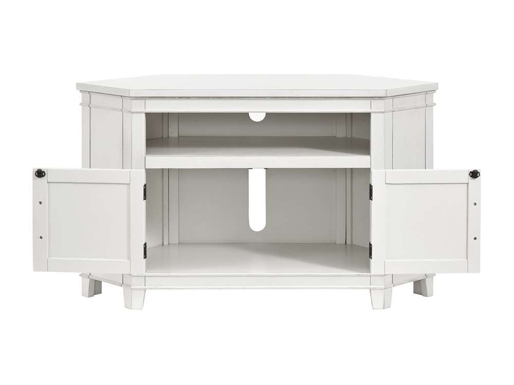 Martin Svensson Home -  Del Mar 50in Corner TV Stand, White - 910133 veiw 5