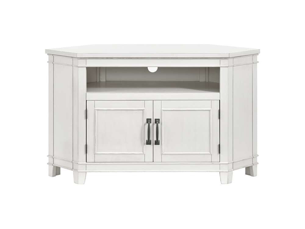 Martin Svensson Home -  Del Mar 50in Corner TV Stand, White - 910133 veiw 6