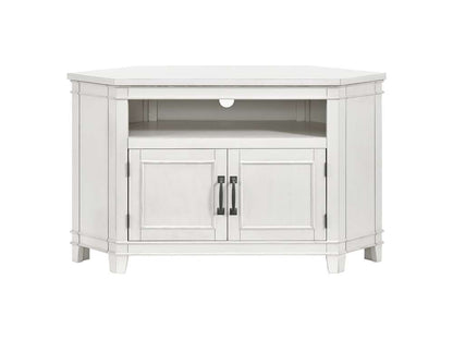 Martin Svensson Home -  Del Mar 50in Corner TV Stand, White - 910133 veiw 6