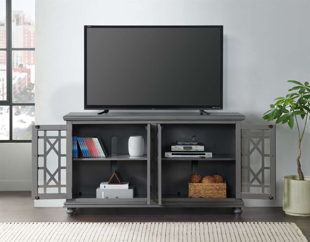 Martin Svensson Home -  Elegant 63in TV Stand, Grey - 91008 veiw 3