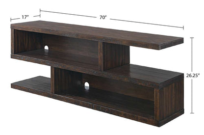 Martin Svensson Home -  Lexington Rectangular 70in Solid Wood TV Stand, Grey - 903029 veiw 8