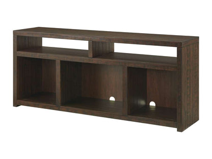 Martin Svensson Home -  Lexington Rectangular 70in Solid Wood TV Stand, Dark Mocha with Fireplace - 903028F veiw 4