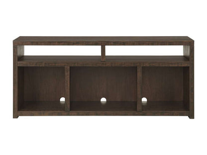 Martin Svensson Home -  Lexington Rectangular 70in Solid Wood TV Stand, Dark Mocha with Fireplace - 903028F veiw 5