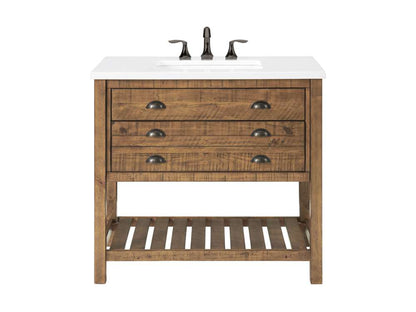 Martin Svensson Home -  Monterey 37in Bathroom Vanity, Natural  - 4906436 veiw 9