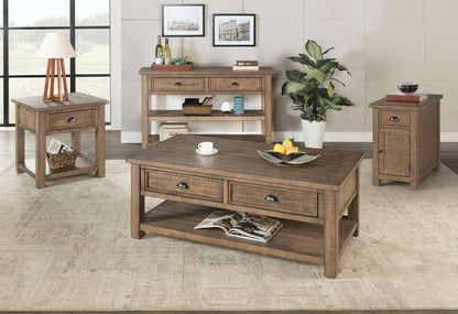 Martin Svensson Home -  Monterey Chairside Table with Power, Natural - 890674 veiw 2