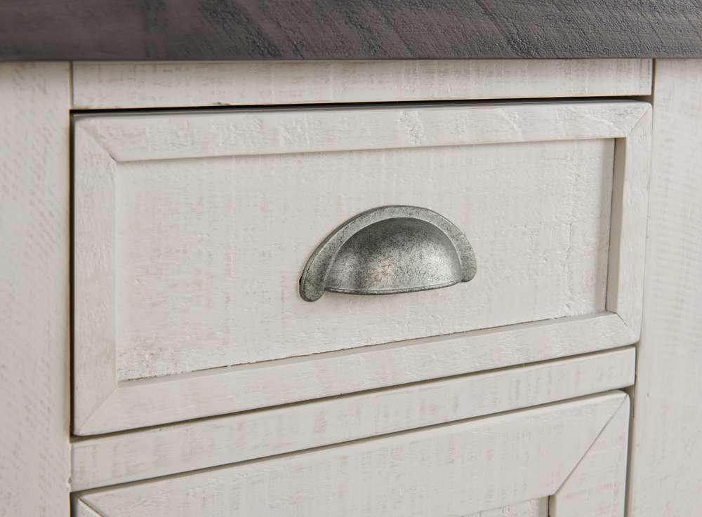 Martin Svensson Home -  Monterey Chairside Table, White and Grey - 890675 veiw 5