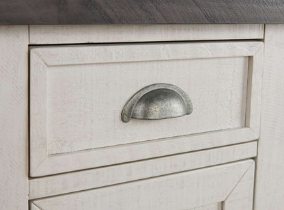 Martin Svensson Home -  Monterey Chairside Table, White and Grey - 890675 veiw 5