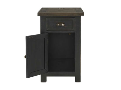 Martin Svensson Home -  Monterey Chairside Table with Power, Black and Brown - 890672 veiw 4