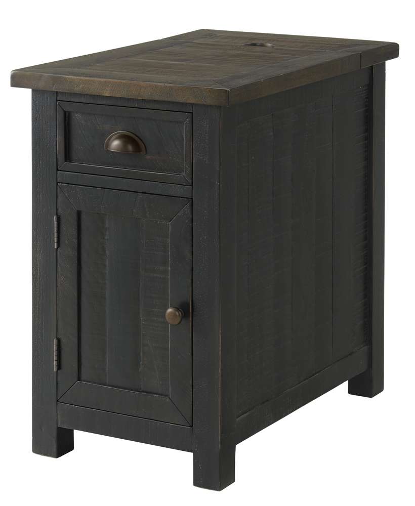 Martin Svensson Home -  Monterey Chairside Table with Power, Black and Brown - 890672 veiw 7