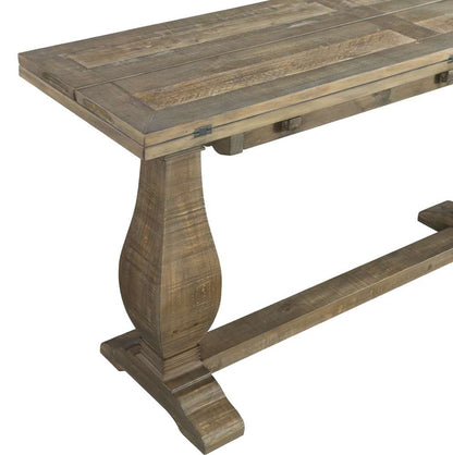 Martin Svensson Home -  Napa Pedestal Flip Top Sofa Table, Reclaimed Natural - 860154 veiw 2