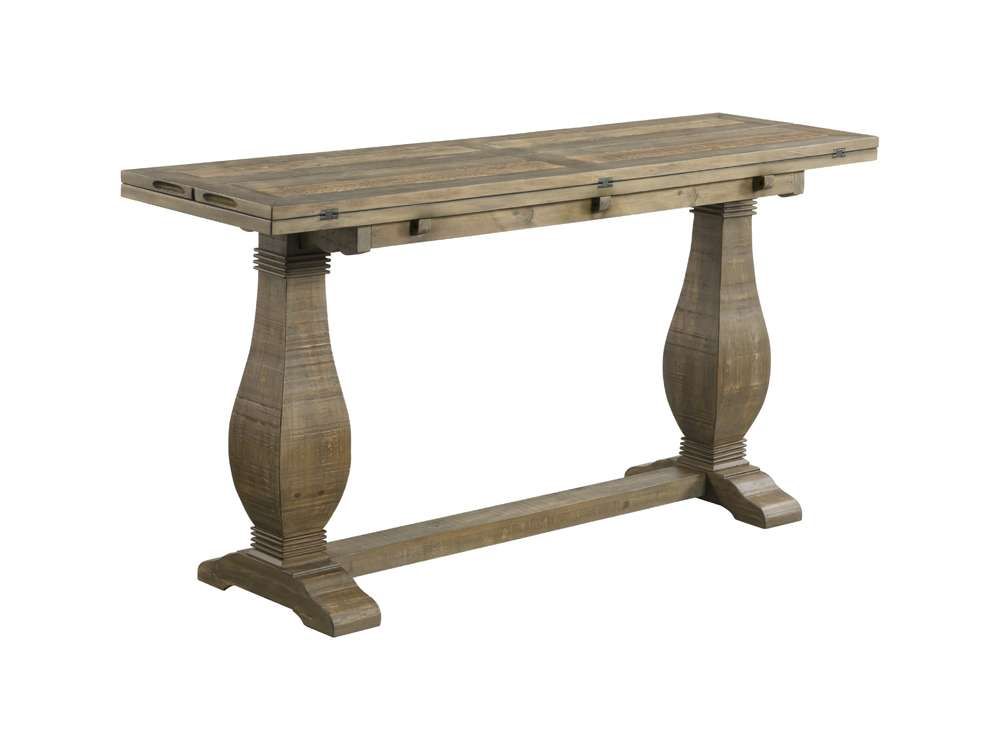 Martin Svensson Home -  Napa Pedestal Flip Top Sofa Table, Reclaimed Natural - 860154 veiw 6