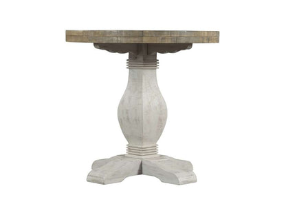 Martin Svensson Home -  Napa Round End Table, White Stain and Reclaimed Natural - 860136 veiw 3