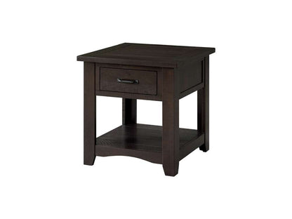 Martin Svensson Home -  Rustic End Table, Espresso - 890138 veiw 1